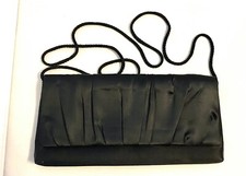 La Regale Satin Evening Bag Clutch or 22 inch Drop Bag Cord Strap
