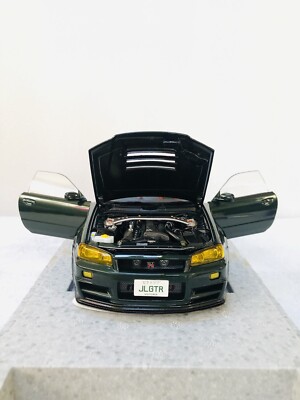 1/18 MotorHelix Nissan Skyline R34 GT-R Nismo Z-tune Dark Green