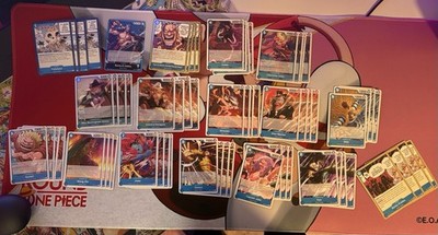 OP17 Blue Base Rarity Playset
