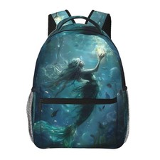 Mermaid Backpack Gifts for Girls Boys Kids Teens, Travel Backpacks Laptop Ruc...