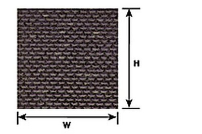 PLASTRUCT - Plastic Pattern Sheet - HO (1:100) ASPHALT SHINGLE SHEET (2 Pack)