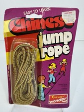 Vintage 1982 Chemttoy Wonder Chinese Jump Rope NOS Sealed Made in USA