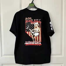 John Mull's Road Kill Grill Las Vegas NV Shirt Adult 2XL Black BBQ Outdoor Men