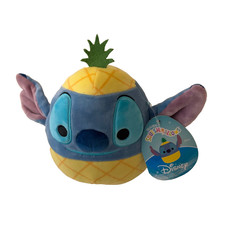 Disney Squishmallow Stitch Pineapple Plush Stuffed Toy 7" NWT