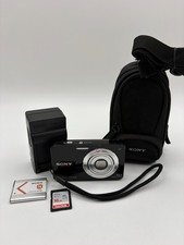 Sony Cyber-Shot DSC-W560 14.1MP Digital Camera Black w/4x Zoom Bundle