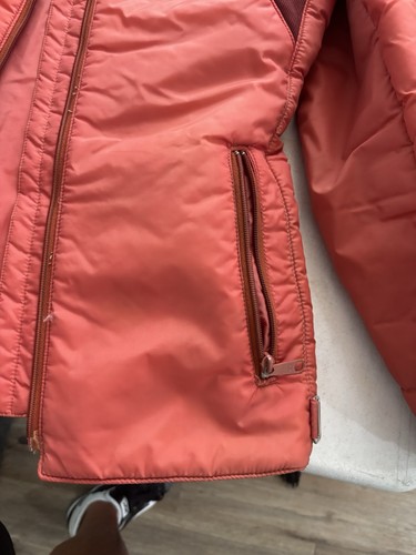 VTG White Stag Puffer Jacket Womens 12 Retro Ski Nylon Insulated Coat W/overalls - Picture 4 of 12
