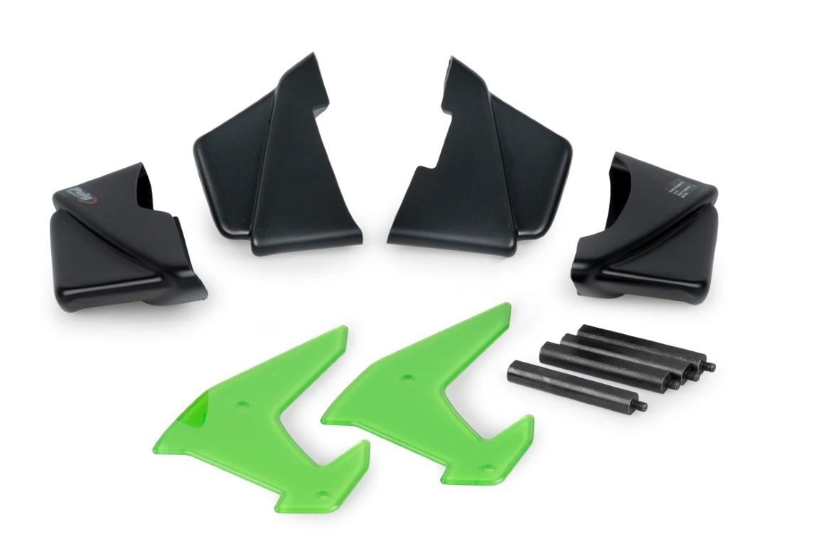 Puig Green Downforce Spoilers Kawasaki Z H2 2020-2025
