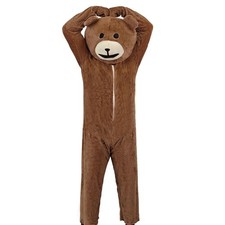Costume de mascotte d'ours fan…