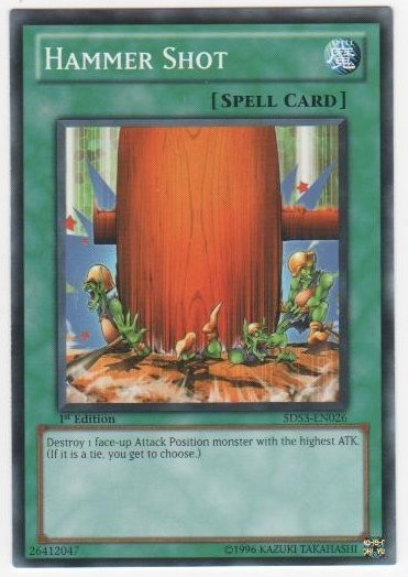 Hammer Shot 5DS3-EN026 Common 1st Edition LP Starter Deck Due