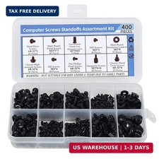 400PCS Computer Screws Motherboard Standoffs Assortment Kit for Universal Mother