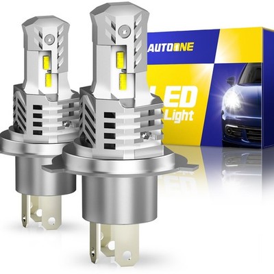 AUTOONE H4 9003 LED Headlight Bulbs Hi Low Beam Conversion Kit 6000K Canbus D