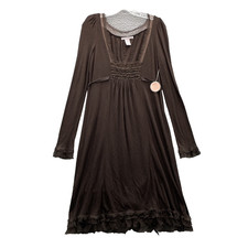 Rebecca Taylor Dress Women's Medium Modest Boho Y2k 70s Cottage Core Shabby Chic