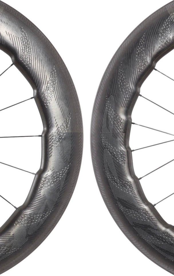 Juego de ruedas de carretera cubierta de carbono Zipp 858 NSW Shimano 11 velocidades 700c freno de llanta QR Race Foto 4 de 4