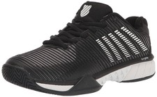 K-Swiss Men's Hypercourt Express 2 Tennis Shoe 8 Black/White/Highrise