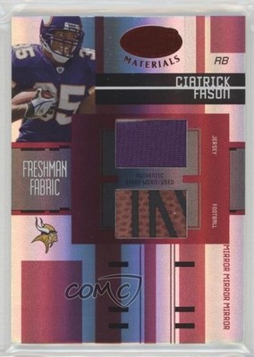 2005 Leaf Certified Materials Mirror Red 9/150 Ciatrick Fason #209 Rookie RC y0i