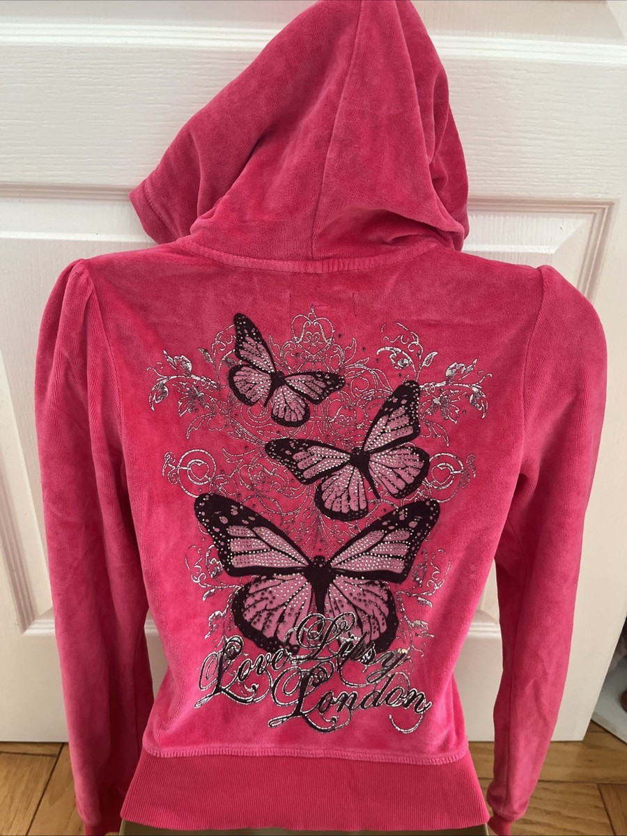 Velour Hoodie Lipsy Logo Sweatshirt Lipsy Hoodie Tracksuit Top