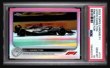 2022 ⛽ PSA-10 Lewis Hamilton Topps Chrome F1 #111 Pink Refractor #/75