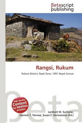 Lambert M Surhone Rangsi, Rukum (Paperback) (UK IMPORT)