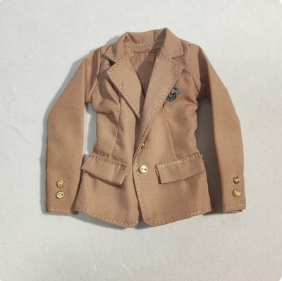 1/6 Scale Female Trendy Khaki Suit Coat Model for Action Figure 12''