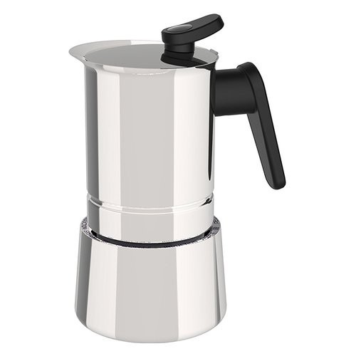 Cafetière Pedrini 02CF037 Steel Moka Inox - Photo 1 sur 2