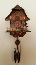 VINTAGE CUCKOO CLOCK - BEER DRINKER - ADOLF HERR - 30 HOUR - GOOD WORKING ORDER