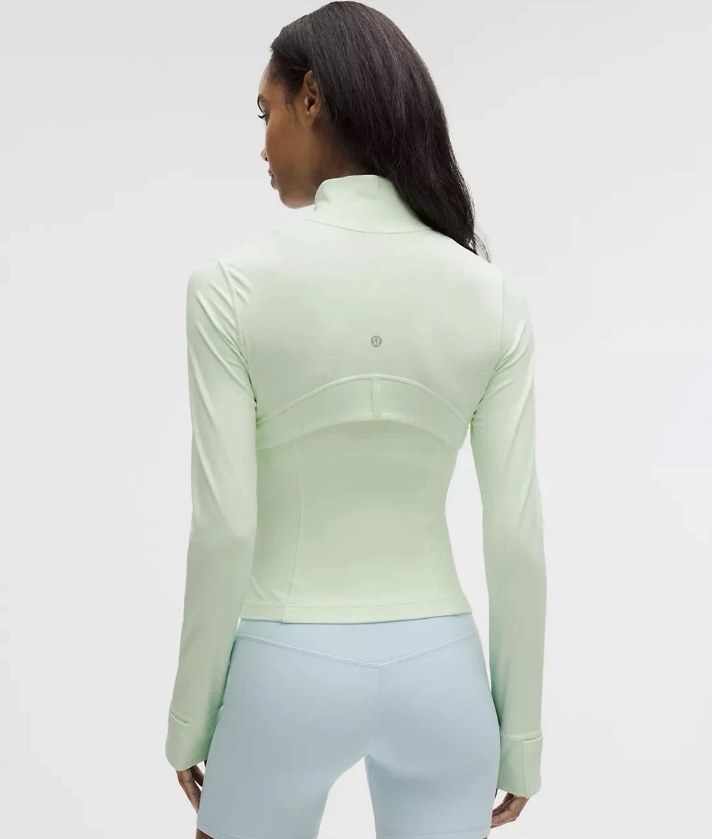 LULULEMON DEFINE CROPPED JACKET NULU~MATCHA MAGIC SIZE 4 | eBay