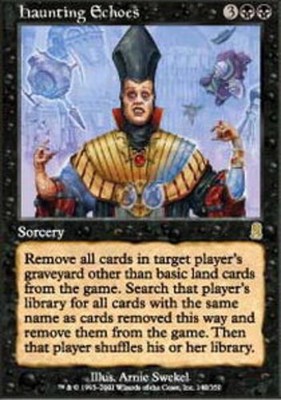 1x Haunting Echoes Heavy Play MTG Magic - Kid Icarus -