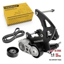 LS R4 AC Compressor Bracket Kit - High Mount LS Swap R4 AC Compressor Bracket