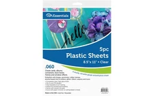 Plastic Sheet 8.5x11 .060" Clear 5pc