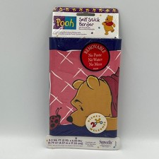Disney 2000 Winnie The Pooh Self Stick Wallpaper Border Removable 8.5 sq ft 5 yd