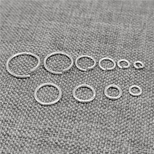 Anelli Di Salto In Ferro, Chiudi Ma Non Sedro, Colore Misto, 4x0,7