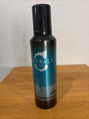 RARE Catwalk TIGI Strong Hold Mousse 6.7oz D/C H2F Major Texture & Long Lasting
