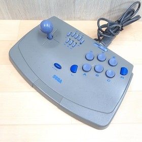 Sega Saturn Console with 2 Virtua Arcade Stick Controllers 3 Games Japan NTSC-J