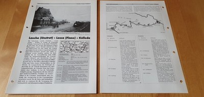 Neben- und Schmalspurbahnen - Sachsen-A. / Laucha - Lossa - Kölleda  - 18 Seiten