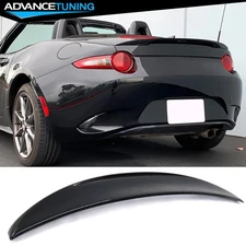 Fits 16-25 Mazda MX5 Miata Performance Style Trunk Spoiler Painted #A3F Black
