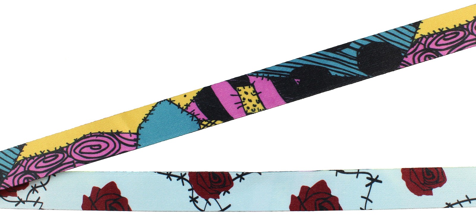 Nightmare Before Christmas Sally ID Lanyard Badge Holder With 1.5" Charm Pendant