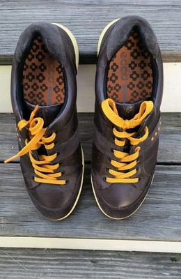 ECCO Street Premiere Golf Shoes US 10.5 EU 44 Brown Leather Spikeless Hydromax