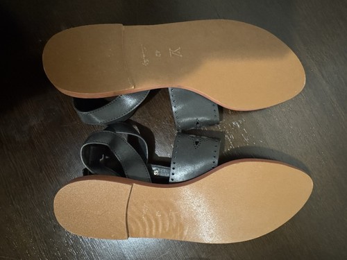 Louis Vuitton Horizon Flat Sandals Size 42 US 11.5 Black Leather - Picture 9 of 15