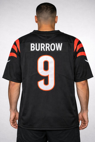 Nike NFL Large Cincinnati Bengals #9 Joe Burrows Jersey Limited Sewn On New