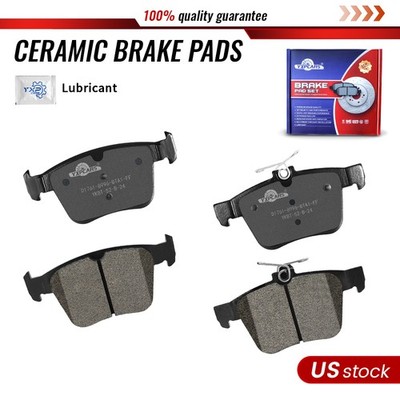 Rear Ceramic Brake Pads for Audi A3 Quattro S3 Q3 VW e-Golf Atlas Golf R Jetta