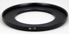 52-77mm 52mm Lens to 77mm Filter Thread Step-Up Adapter Ring