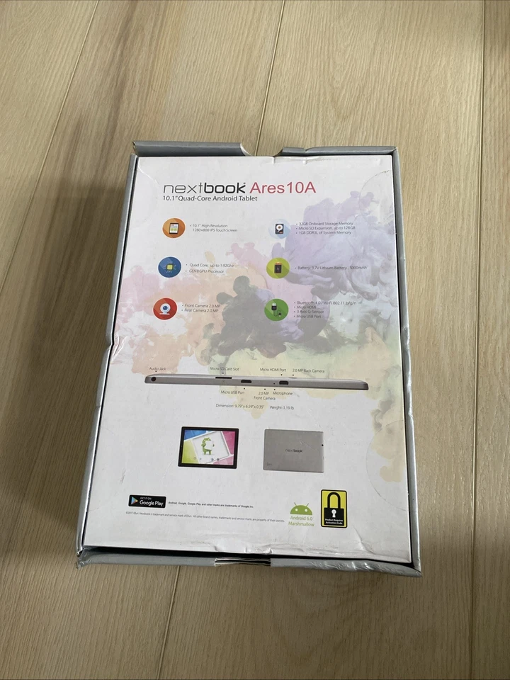 NISB NEW Nextbook Ares 10A Silver Tablet NX16A10132S PS 10.1" - Image 4 of 4