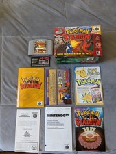 Nintendo 64 Pokemon Stadium CIB With Blockbuster Inserts
