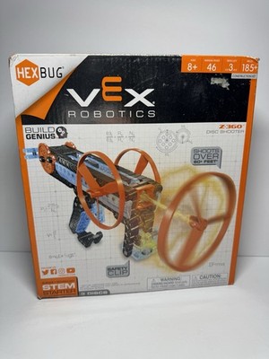 Hexbug VEX Robotics z-360 Disc Shooter 185+ Pieces Brand New STEM Starter Kit