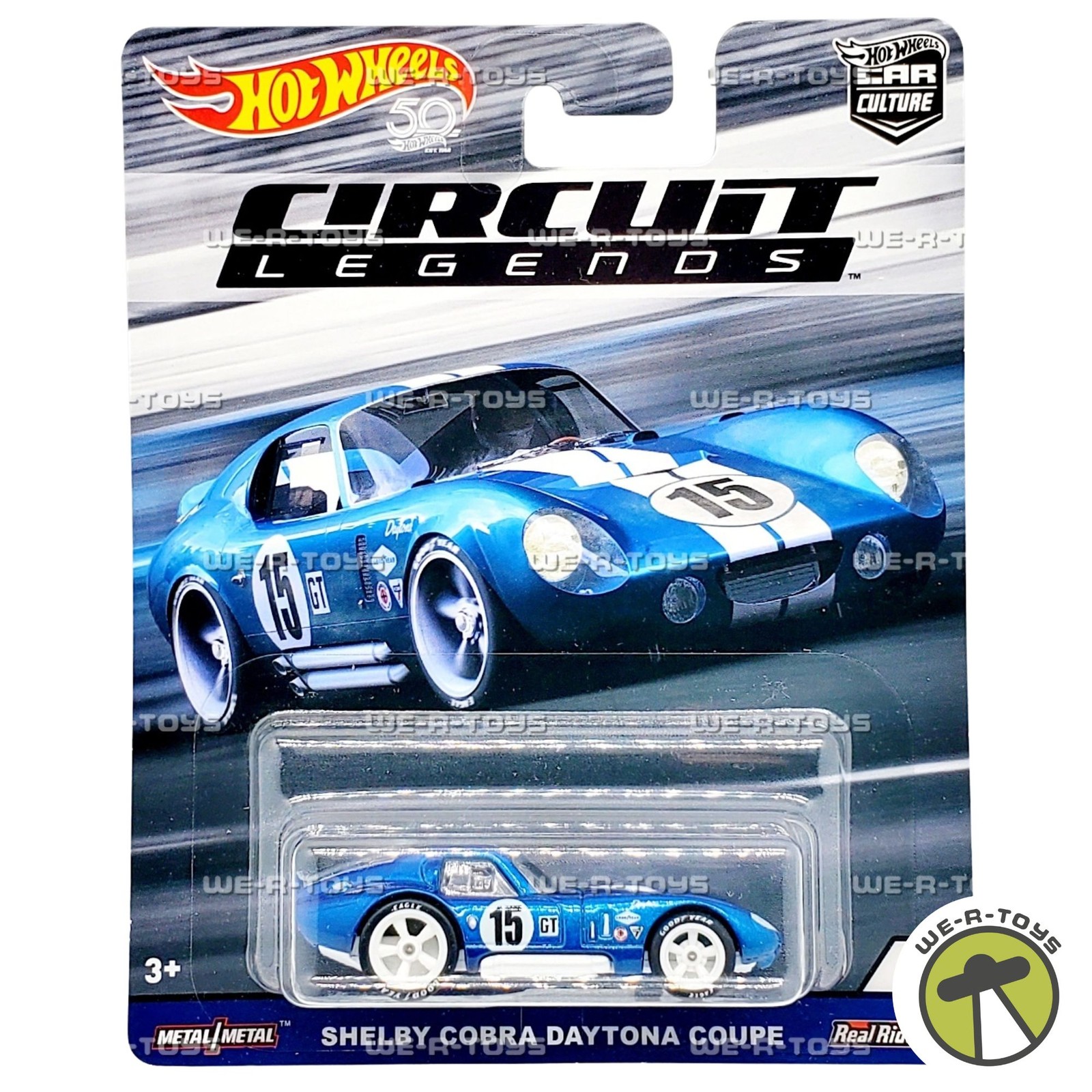 Hot Wheels Circuit Legends Shelby Daytona Cobra Coupe Vehicle 2018 Mattel FLC28