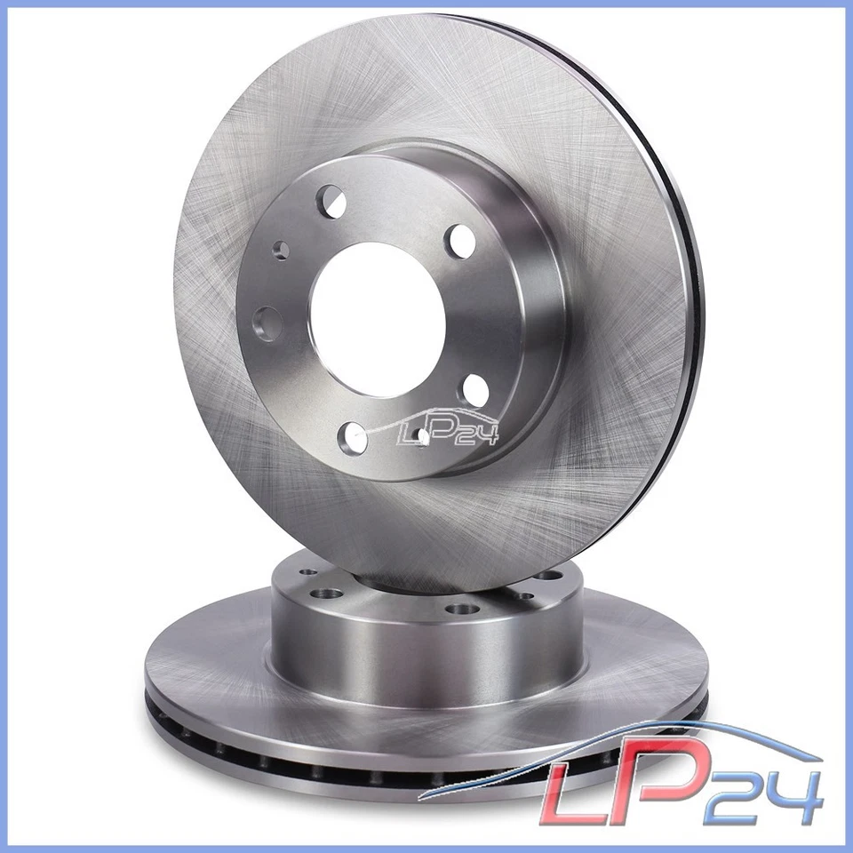 4x DISQUES DE FREINS + PIQUES + BLOCS DE FREIN AVANT ARRIÈRE POUR FIAT DUCATO DE - Photo 2/4