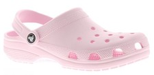 Image of Crocs Junior Girls Clog Sandals Classic Slip On pink UK Size