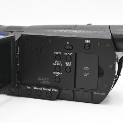Sony FDR-AX100 4K Camcorder - Black for sale online | eBay