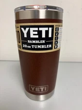 Wetlands Brown YETI® 20 Ounce RAMBLER® - Authentic Brand New - Mag Lid