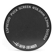 MHW-3BOMBER 58mm Espresso Puck Screen - 0.2mm Ultra Thin Espresso Puck - Meta...